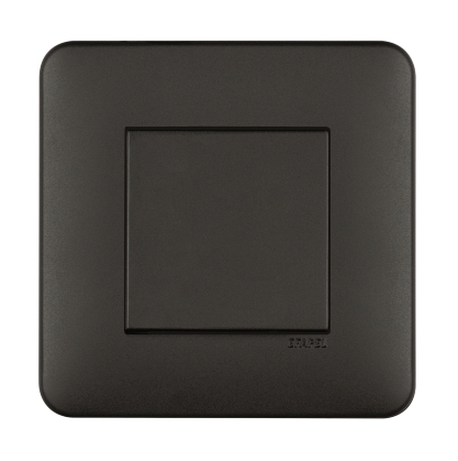 Plaque frontale plate H300 B800 - Noir mat (Ral 9005) Cache