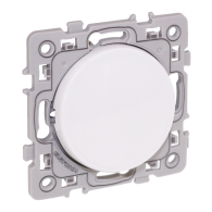 SQUARE Poussoir 10A lumineux ou témoin blanc Eur'ohm - 60205