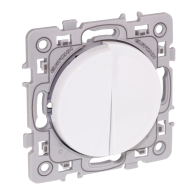 SQUARE double Va et vient blanc Eur'ohm - 60210