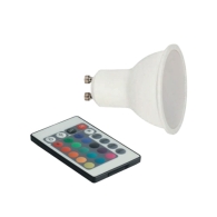 Ampoule LED connectée GU10 - 5W - dimmable RGBW 