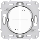 Ovalis - interrupteur 2 boutons pour volet roulant - fix. par vis - S261208