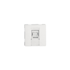 Prise TerCia RJ45 Catégorie 6 FTP 2 modules blanche