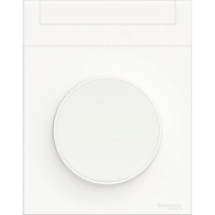 Odace Styl Pratic, plaque Blanc porte etiquette avec bloc lumineux 1 poste - S520739