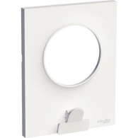 Odace Styl Pratic, plaque Blanc avec pince multi-usage 1 poste - S520742