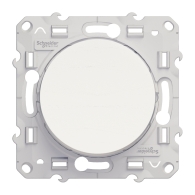 BOUTON POUSSOIR BLANC - Schneider Odace - S520206