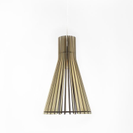 ALFRED - cordon blanc - Suspension bois - Atelier Loupiote