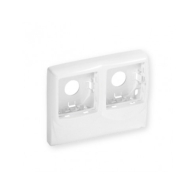 IBOCO B08819 - Boitier double pour appareillage LegrandTM sur Optima TM 22x12,5 + 32x12,5 blanc