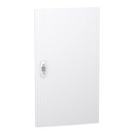 PrismaSeT XS - Porte pleine RAL9003 pour coffret encastré 3 rangées 13 modules - LVSXDP313 - Schneider Electric