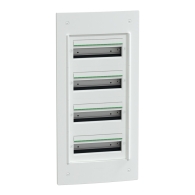 PrismaSeT XS - Coffret encastré 4 rangées 13 modules - LVSXS413 - Schneider Electric