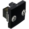 Prise TV - R - 2 modules - noir mat / 45554 SPM