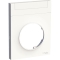 Odace Styl Pratic, plaque Blanc avec porte etiquette 1 poste - S520732