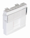 Support RJ45 - 2 modules - blanc - Efapel