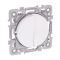 SQUARE Va et vient lumineux + Va et vient  blanc Eur'ohm - 60212