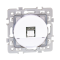 SQUARE Prise RJ45 blindée Cat.6 FTP (Grade1 TV) blanc Eur'ohm - 60271