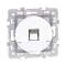 SQUARE Prise RJ45 blindée Cat.6 STP (Grade2 TV) blanc Eur'ohm - 60272