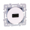 SQUARE prise HDMI blanc Eur'ohm - 60280